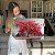 Quadro Decorativo Canvas Cerejeira Vermelha em Flor Horizontal - Imagem 5