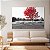 Quadros Decorativos Canvas Cerejeira Vermelha no Campo Horizontal - Imagem 3
