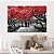 Quadros Decorativos Canvas Bosque Árvore Vermelha Horizontal - Imagem 3