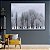 Quadros Decorativos Canvas Floresta Árvores Congelada na Neve Horizontal - Imagem 4