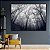 Quadro Decorativo Canvas Bosque De Galhos Horizontal - Imagem 4