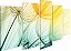 Quadros Decorativos Mosaico 5 peças Floral Flor Dente de Leão Colorido 115x60cm - Imagem 3