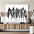 Quadro Decorativo Canvas Floral Pétalas Pretas Horizontal - Imagem 7