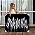 Quadro Decorativo Canvas Floral Pétalas Preto e Branco Horizontal - Imagem 1