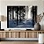 Quadro Decorativo Canvas Bosque De Neve Horizontal - Imagem 3