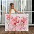 Quadro Decorativo Canvas Floral Rosas Golden Pink Flores Horizontal - Imagem 1
