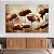 Quadro Decorativo Canvas Papoula Terracota Natureza Horizontal - Imagem 2