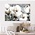 Quadro Decorativo Canvas Rosas Brancas Flores Horizontal - Imagem 2