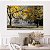 Quadro Decorativo Canvas Bosque Amarelo Outono Paisagem Horizontal - Imagem 3