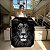 Quadro Decorativo Canvas Animal Silvestre Leão Preto e Branco Olhos Amarelos Vertical - Imagem 7