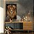 Quadro Decorativo Canvas Animal Silvestre Leão de Judá Face Vertical - Imagem 3