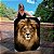 Quadro Decorativo Canvas Animal Silvestre Leão de Judá Face Vertical - Imagem 1