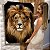 Quadro Decorativo Canvas Animal Silvestre Leão de Judá Face Vertical - Imagem 6