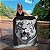 Quadro Decorativo Canvas Animais Silvestres Tigre Preto e Branco Vertical - Imagem 1