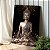 Quadro Decorativo Canvas Religioso Buda Dourado com Fundo Preto Vertical - Imagem 2