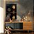 Quadro Decorativo Canvas Leão de Judá com a Lua e Céu Estrelado Vertical - Imagem 2