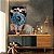 Quadro Decorativo Canvas Flores Azuis em Rostos Women Flowers Vertical - Imagem 3