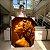 Quadro Decorativo Canvas Rosto Feminino Dourado Perfil Rosas no Cabelo Vertical - Imagem 7
