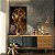 Quadro Decorativo Canvas Rosto Feminino Dourado com as Mãos Na Boca Perfil Vertical - Imagem 4