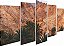 Quadros Decorativos Mosaico 5 peça Montanhas no Deserto 115x60cm - Imagem 3