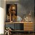 Quadro Decorativo Canvas Mulher com Maquiagem Dourada Mãos no Rosto Vertical - Imagem 2