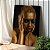 Quadro Decorativo Canvas Mulher com Maquiagem Dourada Mãos no Rosto Vertical - Imagem 3
