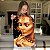 Quadro Decorativo Canvas Mulher com Maquiagem Dourada Ouro Gold e Joias Horizontal - Imagem 5