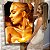 Quadro Decorativo Canvas Mulher com Maquiagem Dourada Ouro Gold e Brilho Horizontal - Imagem 6
