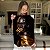Quadro Decorativo Canvas Mulher com Maquiagem Preta e Dourada Ouro Gold Vertical - Imagem 5