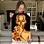 Quadro Decorativo Canvas Mulher com Maquiagem Dourada Ouro Gold - Imagem 5