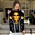 Quadro Decorativo Canvas Beleza Feminina Mulher Com Maquiagem Black Gold Colar Dourado Vertical - Imagem 5