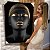 Quadro Decorativo Canvas Beleza Feminina Mulher Com Maquiagem Black Gold e Turbante Gold Vertical - Imagem 6