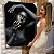 Quadro Decorativo Canvas Beleza Feminina Mulher com Maquiagem preta e Dourada Pose Luxo Vertical - Imagem 4