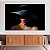 Quadro Decorativo Canvas Mulher Beleza Feminina Rosto Misterioso Chapéu Preto Horizontal - Imagem 4