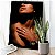Quadro Decorativo Canvas Mulher Beleza Feminina Face com Sombra Vertical - Imagem 4