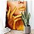Quadro Decorativo Canvas Mulher Beleza Feminina Lábios Dourados Gold Vertical - Imagem 3