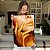 Quadro Decorativo Canvas Mulher Beleza Feminina Lábios Dourados Gold Vertical - Imagem 5