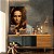 Quadro Decorativo Canvas Mulher Beleza Feminina Maquiagem Delineado e Penas Vertical - Imagem 4