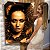 Quadro Decorativo Canvas Mulher Beleza Feminina Maquiagem Delineado e Penas Vertical - Imagem 6
