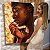 Quadro Decorativo Canvas Mulher Beleza Feminina Perfil Olhos Fechados Vertical - Imagem 6