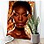 Quadro Decorativo Canvas Mulher Beleza Feminina Brincos de Argola Gold Mãos no Rosto Vertical - Imagem 4