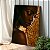 Quadro Decorativo Canvas Mulher Beleza Feminina Brincos de Argola Gold Vertical - Imagem 3