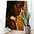 Quadro Decorativo Canvas Mulher Beleza Feminina Brincos de Argola Gold Vertical - Imagem 4