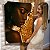 Quadro Decorativo Canvas Mulher Beleza Feminina Brincos de Argola Gold Vertical - Imagem 6