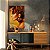 Quadro Decorativo Canvas Mulher Beleza Feminina Perfil Luxo Gold Vertical - Imagem 2