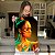 Quadro Decorativo Canvas Mulher Beleza Feminina Perfil Maquiagem Dourada Gold Luxo Vertical - Imagem 5