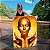 Quadro Decorativo Canvas Mulher Beleza Feminina Maquiagem Dourada Gold Luxo Vertical - Imagem 1