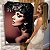Quadro Decorativo Canvas Mulher Beleza Feminina Penas Pratas no Cabelo Vertical - Imagem 6