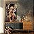 Quadro Decorativo Canvas Mulher Beleza Feminina Maquiagem Dourada Brilho Gold Vertical - Imagem 4