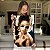 Quadro Decorativo Canvas Mulher Beleza Feminina Maquiagem Dourada Brilho Gold Vertical - Imagem 5